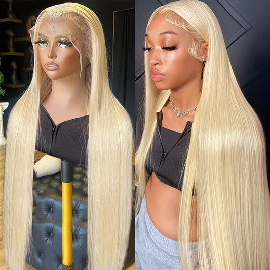 30 Inch 13x6 Lace Front Wigs Human Hair 200 Density Straight HD Lace Front Wigs Pre Plucked Straight Glueless Human Hair 13x6 HD Frontal Human Hair Wig for Women